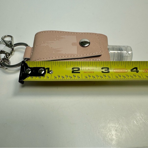 NWT. Disney Cinderella Castle Magical Place Sanitizer 1oz Keychain bag charm. - Picture 10 of 14